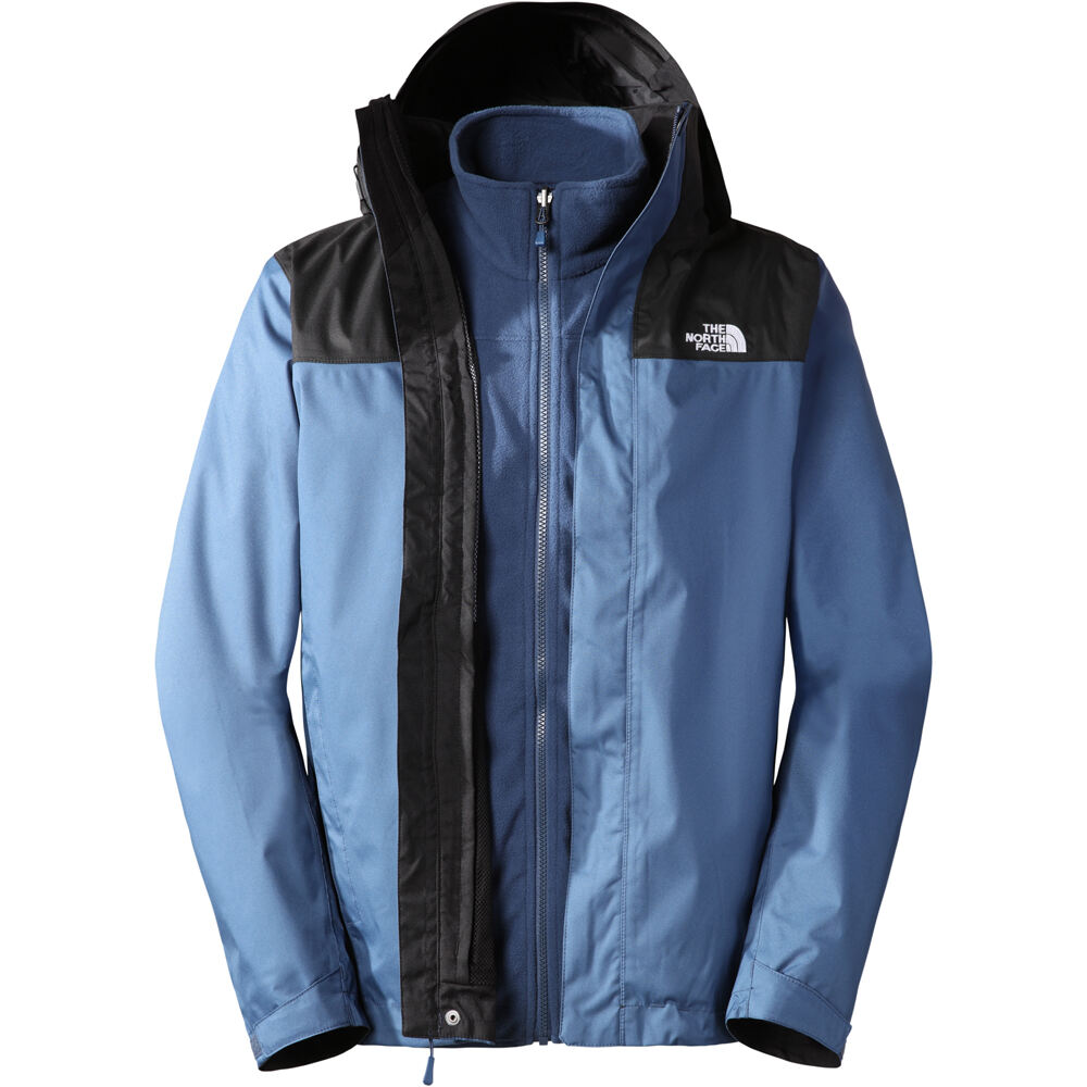 The North Face chaqueta impermeable insulada hombre M EVOLVE II TRI JKT vista frontal