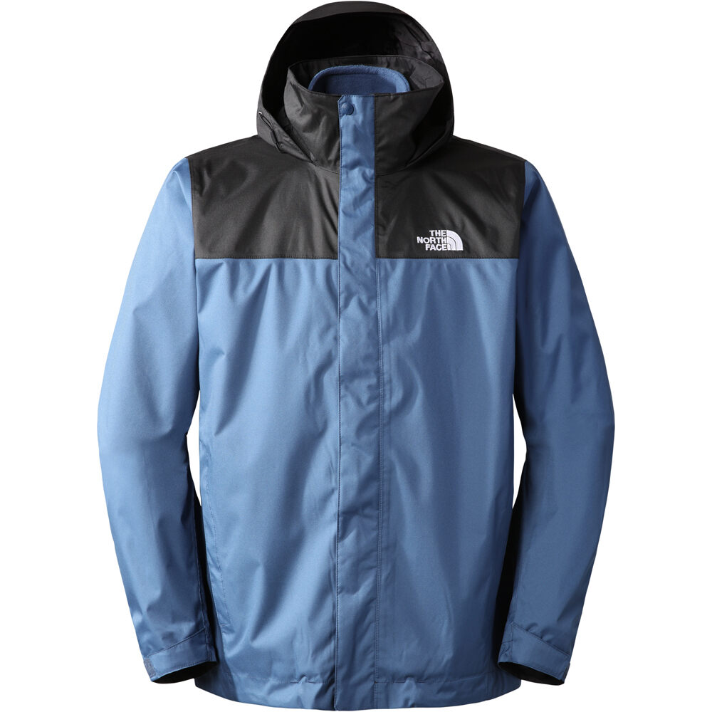 The North Face chaqueta impermeable insulada hombre M EVOLVE II TRI JKT vista trasera