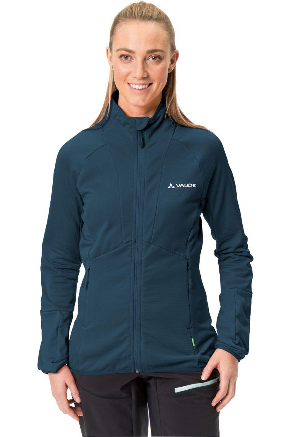 Vaude forro polar mujer Women's Monviso Fleece FZ Jacket II vista frontal