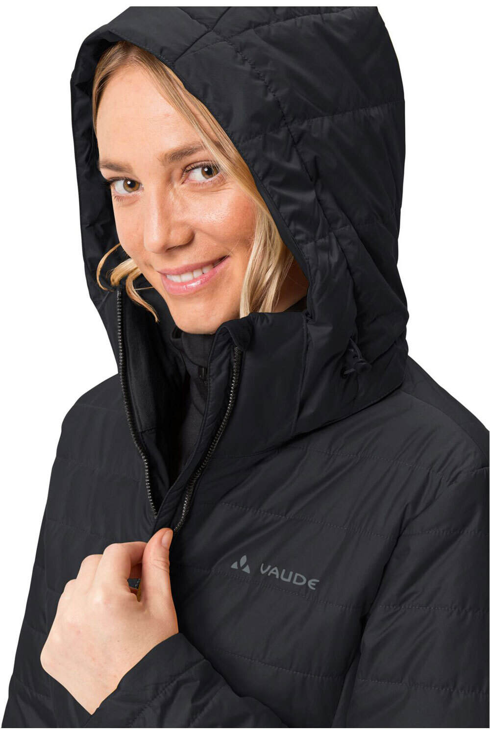 Vaude chaqueta outdoor mujer Women's Moena Insulation Parka vista detalle