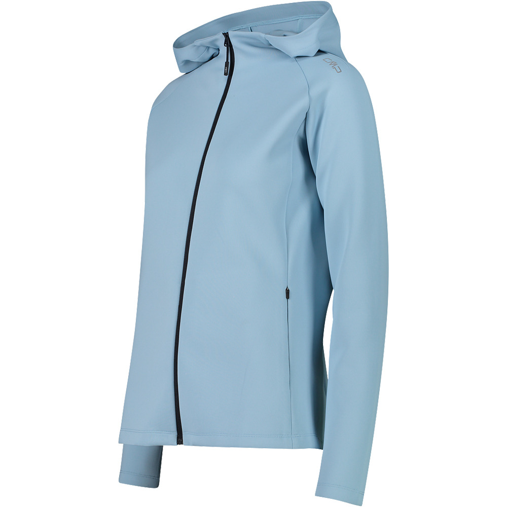 Cmp sudadera mujer WOMAN JACKET FIX HOOD vista detalle