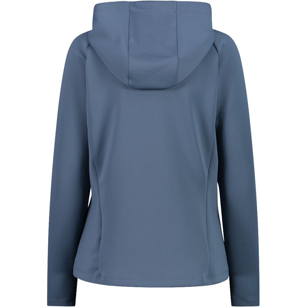 Cmp sudadera mujer WOMAN JACKET FIX HOOD vista trasera