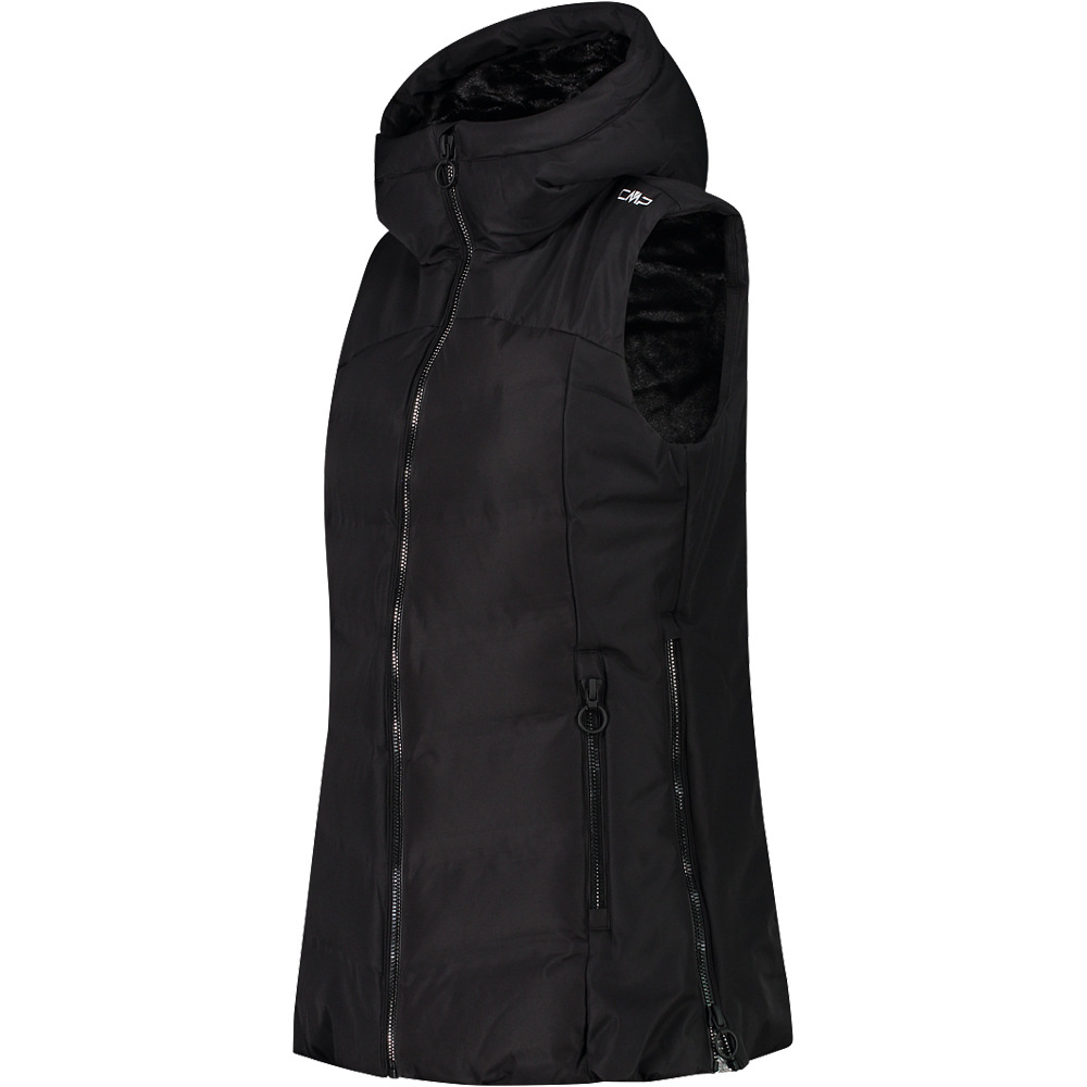 Cmp chalecos mujer WOMAN VEST FIX HOOD vista detalle