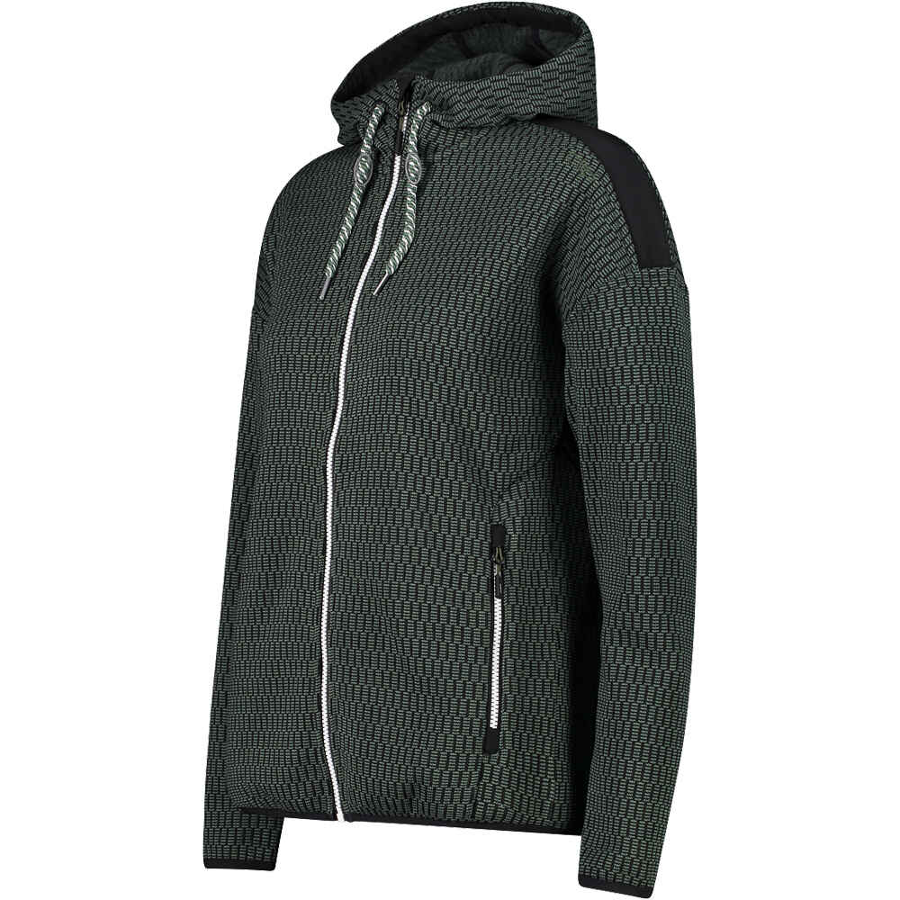 Cmp forro polar mujer WOMAN JACKET FIX HOOD vista detalle