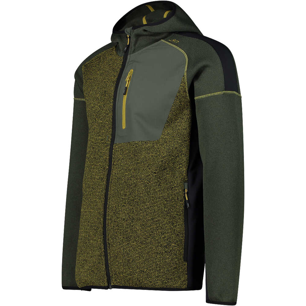 Cmp forro polar hombre MAN JACKET FIX HOOD vista detalle