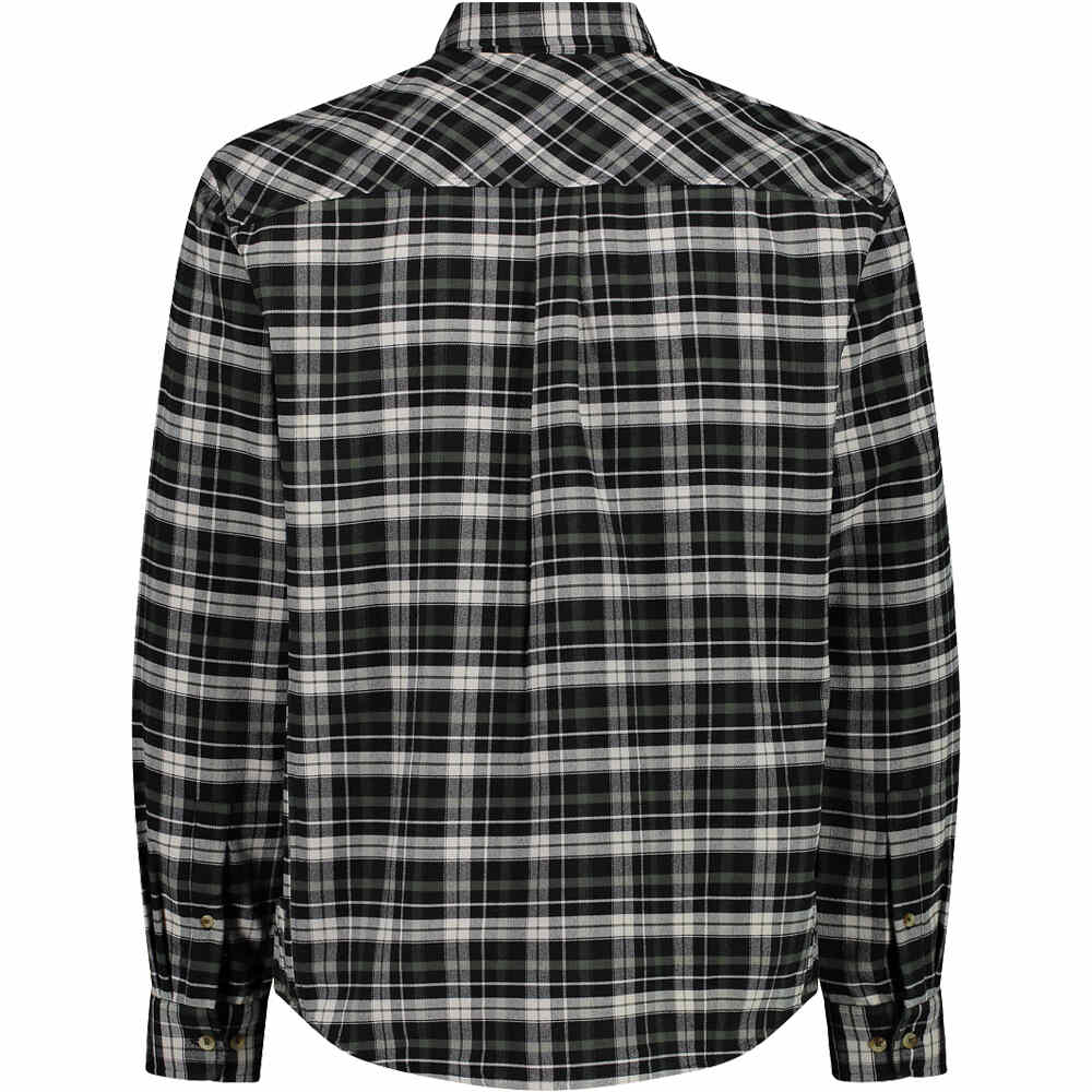 Cmp camisa montaña manga larga hombre MAN SHIRT vista trasera