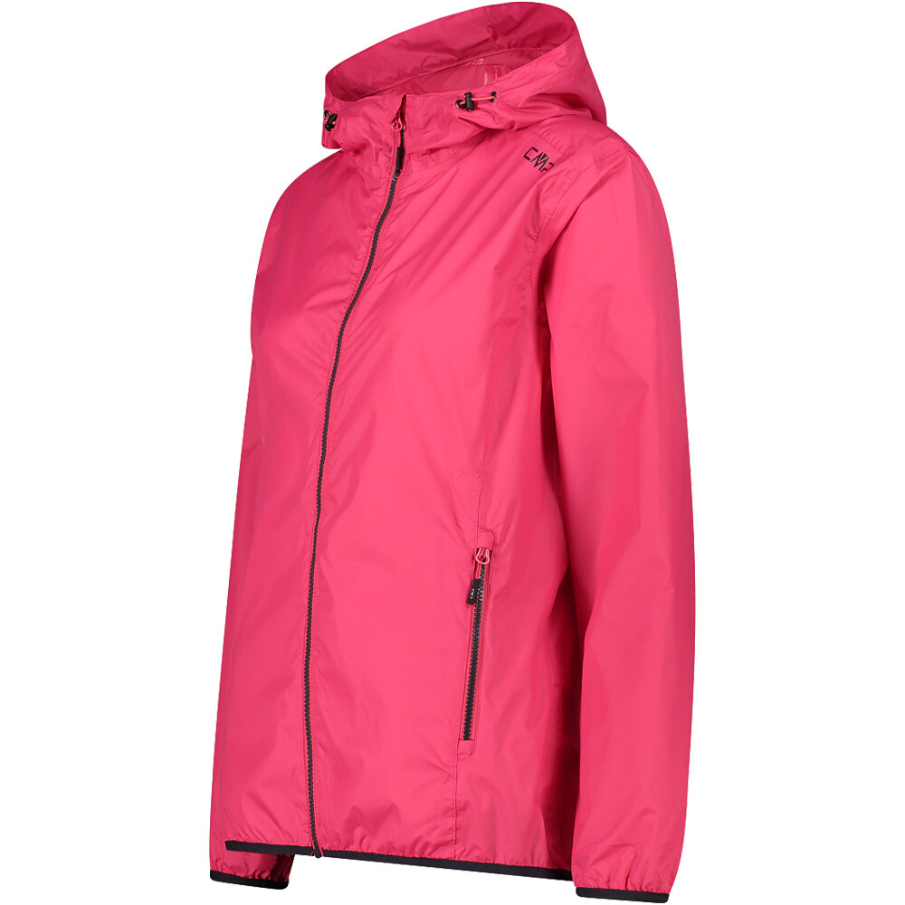 Cmp chaqueta impermeable mujer WOMAN JACKET RAIN FIX HOOD vista detalle