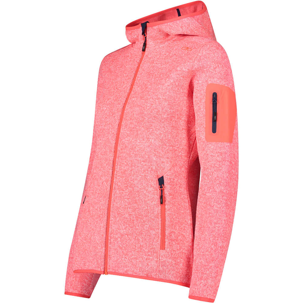 Cmp forro polar mujer WOMAN JACKET FIX HOOD vista detalle