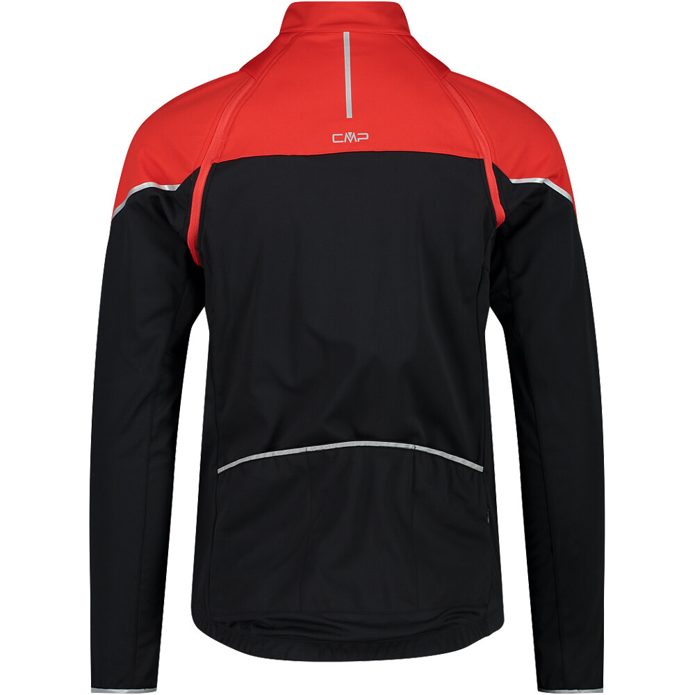 Cmp Man Jacket With Detachable Sleeves rojo chaqueta running hombre