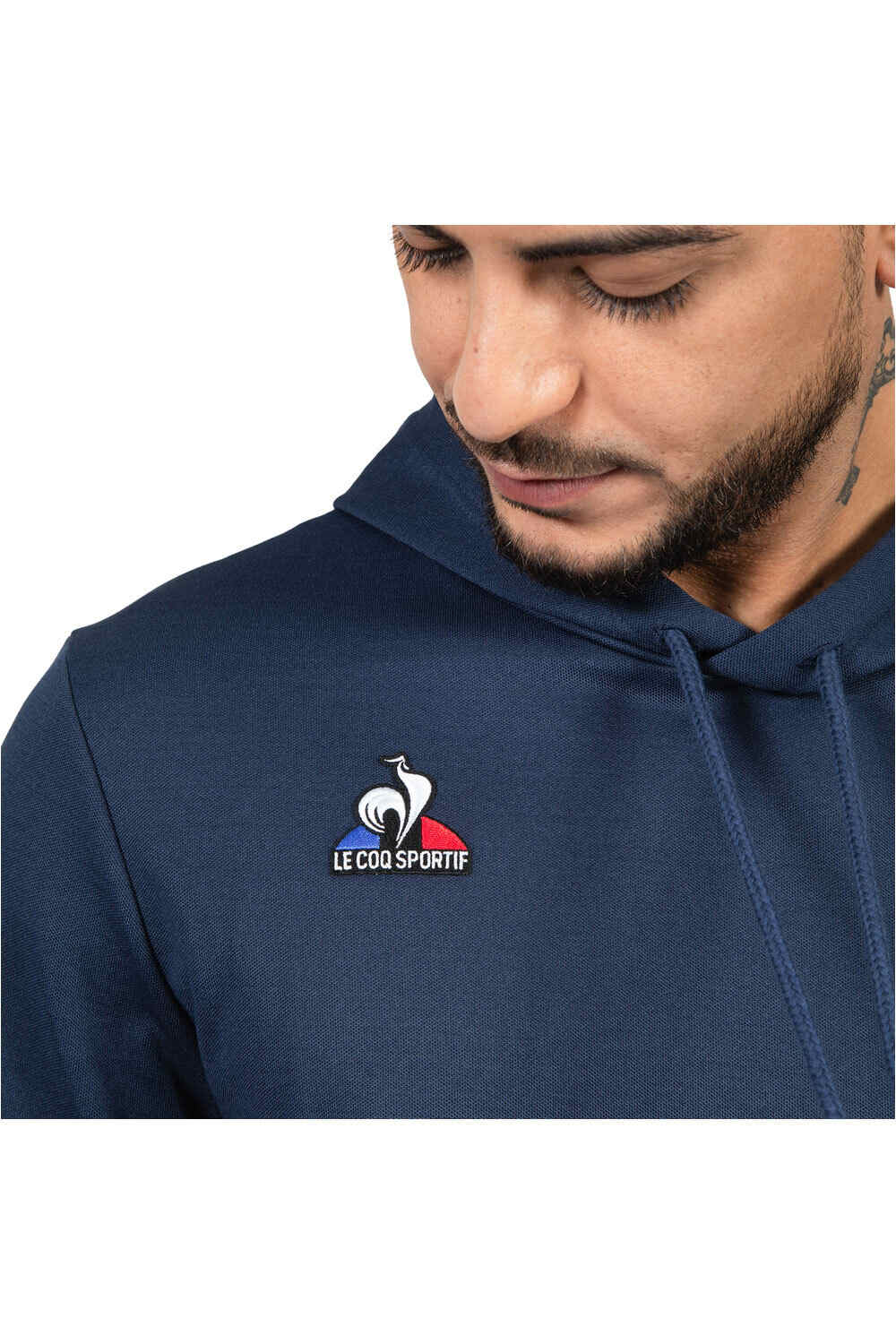 Le Coq Sportif sudadera hombre Hoody PRESENTATION BICOLORE N1 M 03