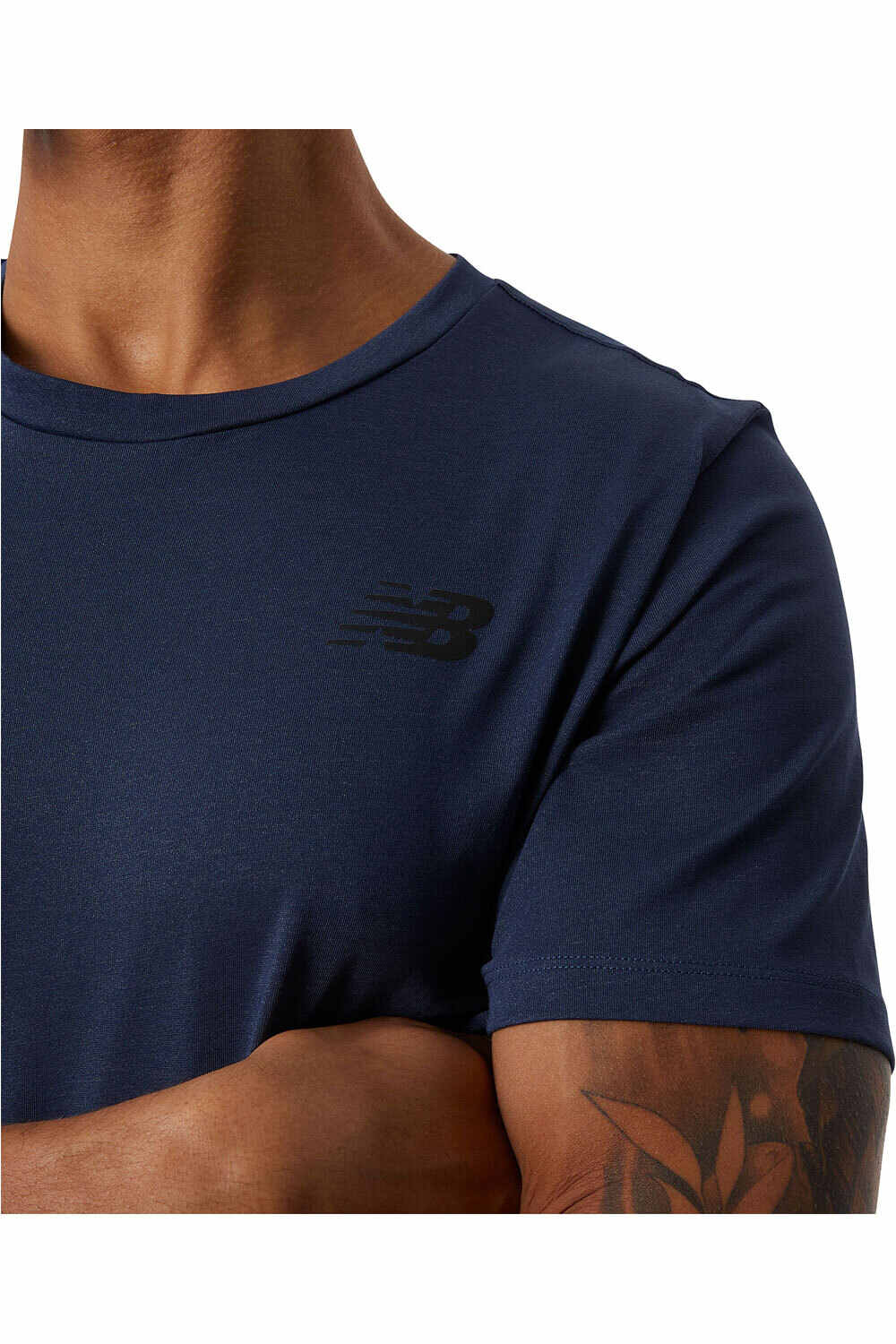 New Balance camiseta fitness hombre Heathertech Tee 03