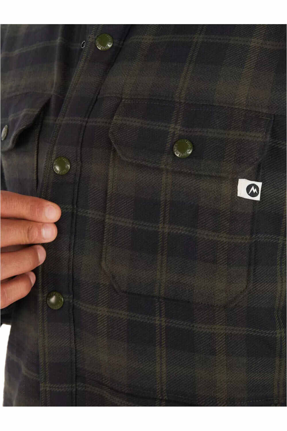 Marmot camisa montaña manga larga hombre Ridgefield Heavyweight Sherpa Lined Flannel 04