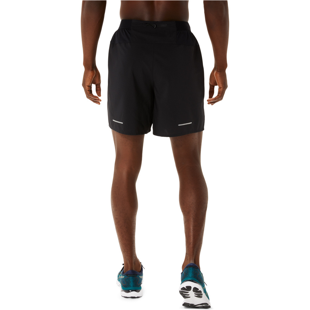 Asics pantaloneta técnica hombre ROAD 2-N-1 7IN SHORT vista trasera