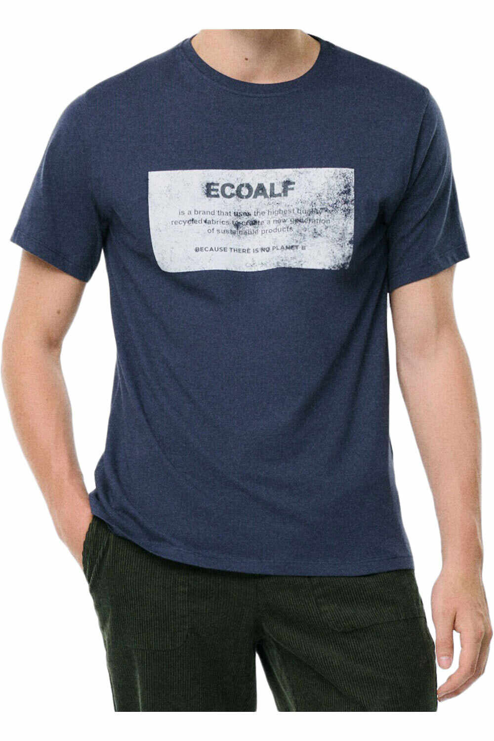 Ecoalf camiseta manga corta hombre NEW NATALALF LABEL PATCH vista frontal