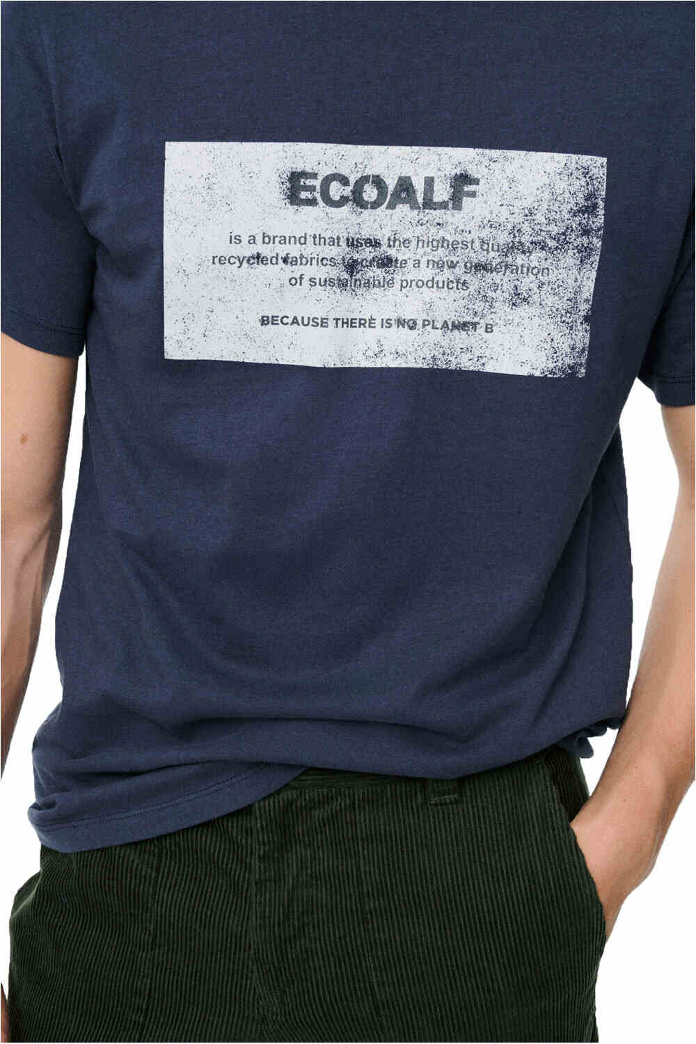 Ecoalf camiseta manga corta hombre NEW NATALALF LABEL PATCH vista detalle