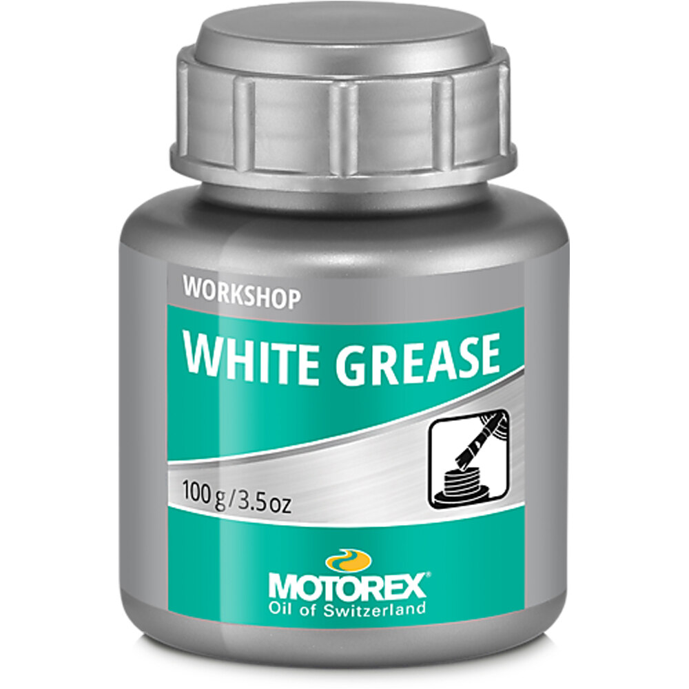 Motorex aceites y lubricante bicicleta White Grease Grasa Blanca Bote 100g vista frontal