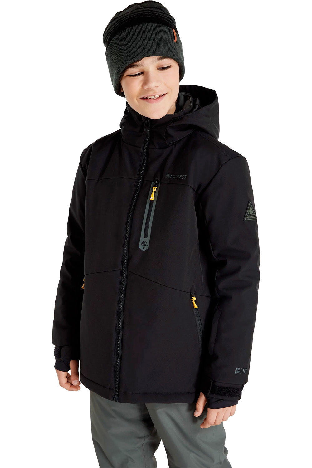 Protest chaqueta esquí infantil PRTBOBBYE JR snowjacket vista frontal