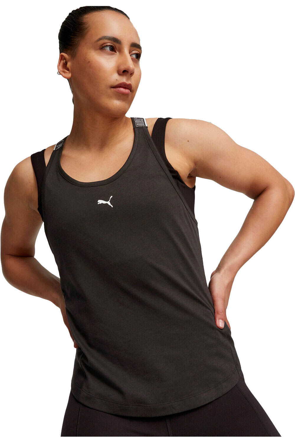 Puma camiseta tirantes fitness mujer Puma Strong Tank vista frontal