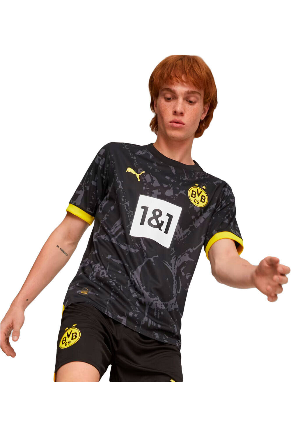 Puma camiseta de fútbol oficiales B.DORTMUND 24 A JSY vista frontal