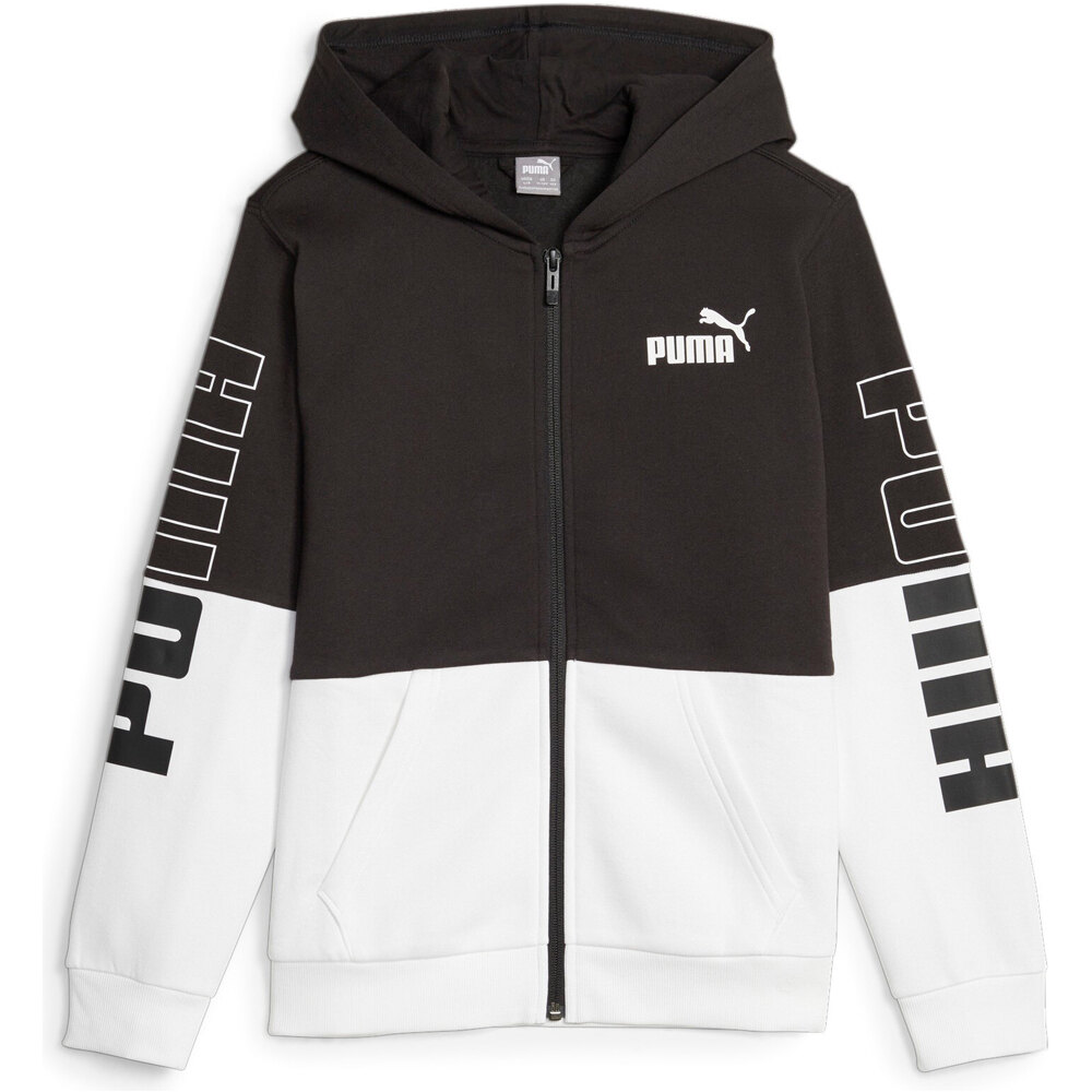 Puma sudadera niño POWER Colorbloc vista frontal