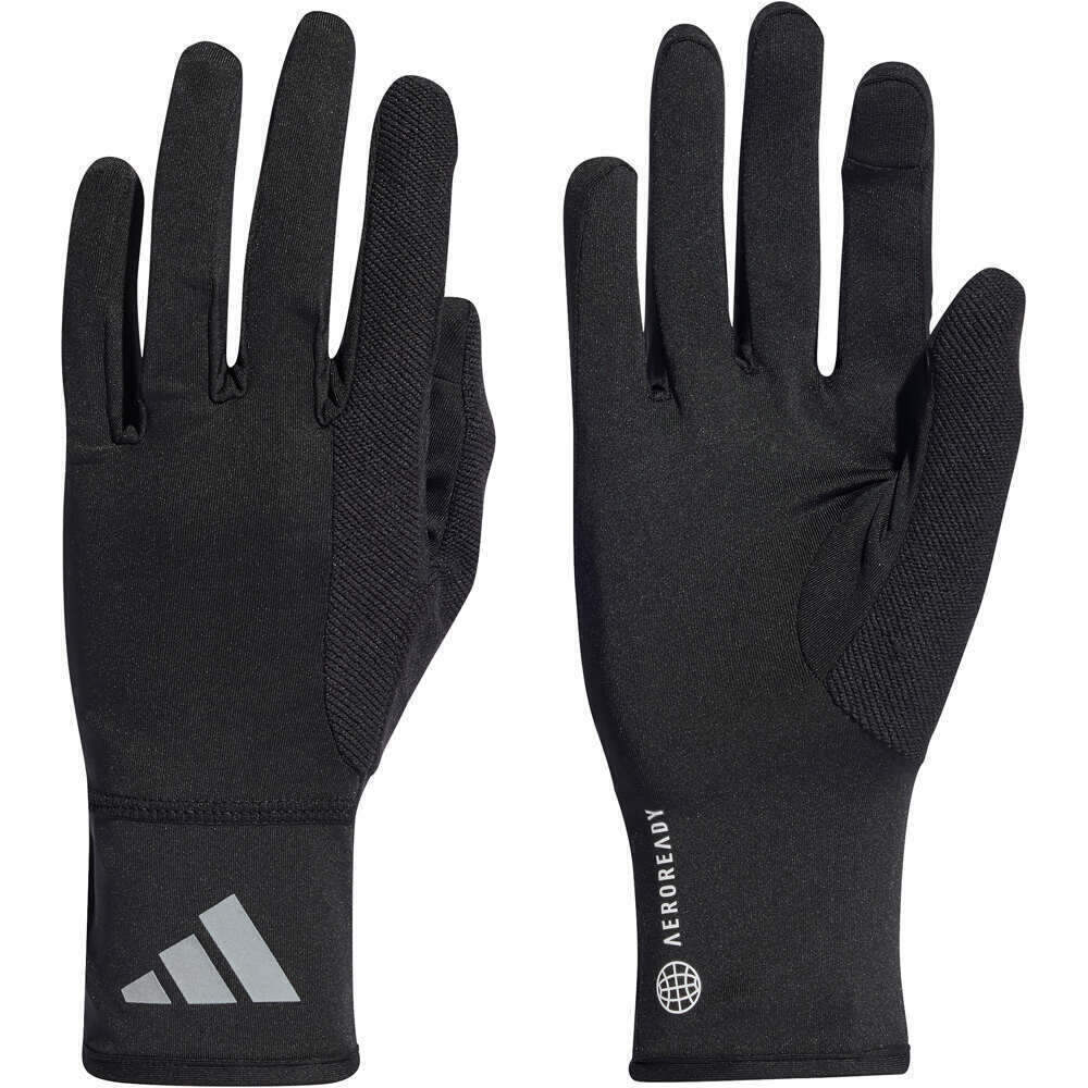 adidas guantes running AEROREADY vista frontal