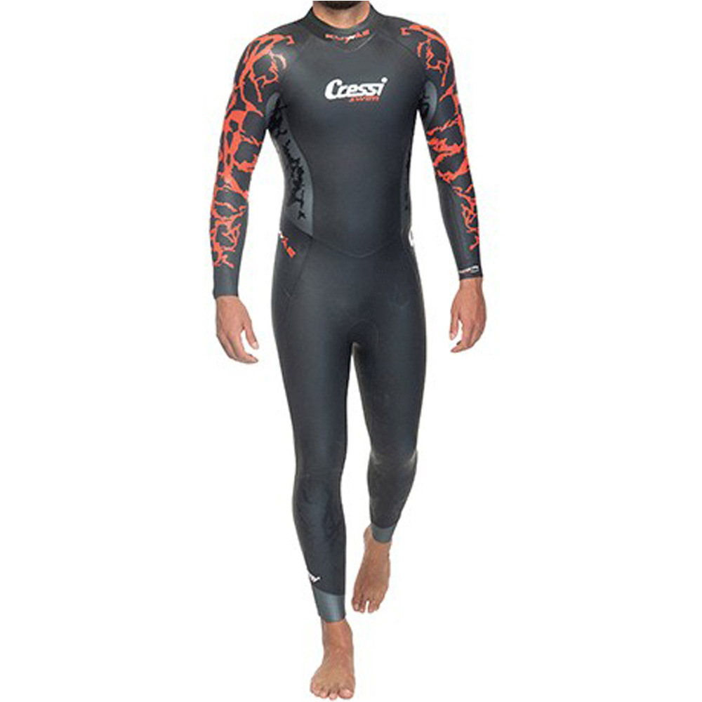 Cressi Sub Neopreno Largo KUWAE UOMO 2-3-4mm vista frontal