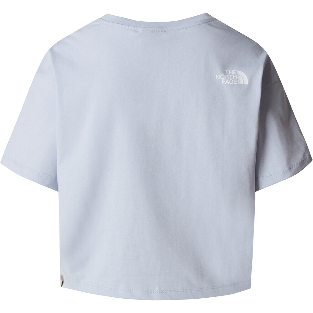 The North Face camiseta montaña manga corta mujer W CROPPED SIMPLE DOME TEE vista trasera