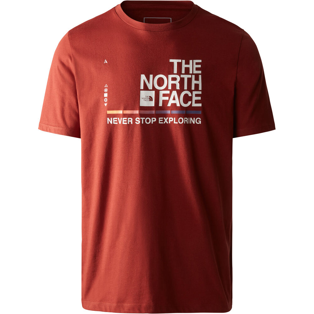 The North Face camiseta montaña manga corta hombre M FOUNDATION GRAPHIC TEE S/S - EU vista frontal