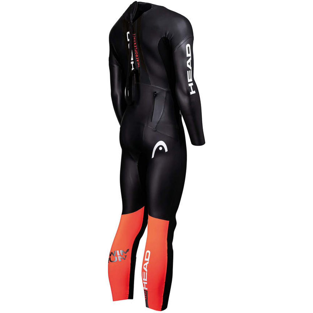 Headswim Neopreno Largo SR the AERO FLEX RACE Man vista trasera