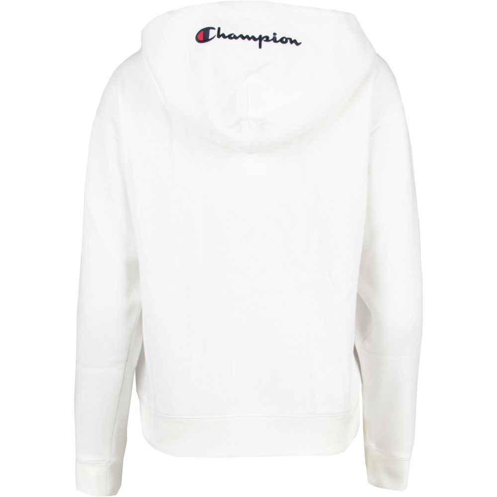 Champion sudadera mujer Hooded Full Zip Sweatshirt vista trasera