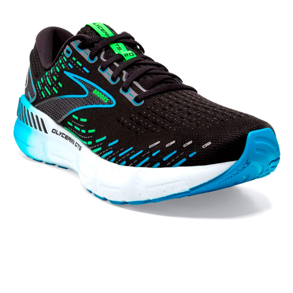 Tenis Brooks GLYCERIN 20 Running Negro Full Hombre