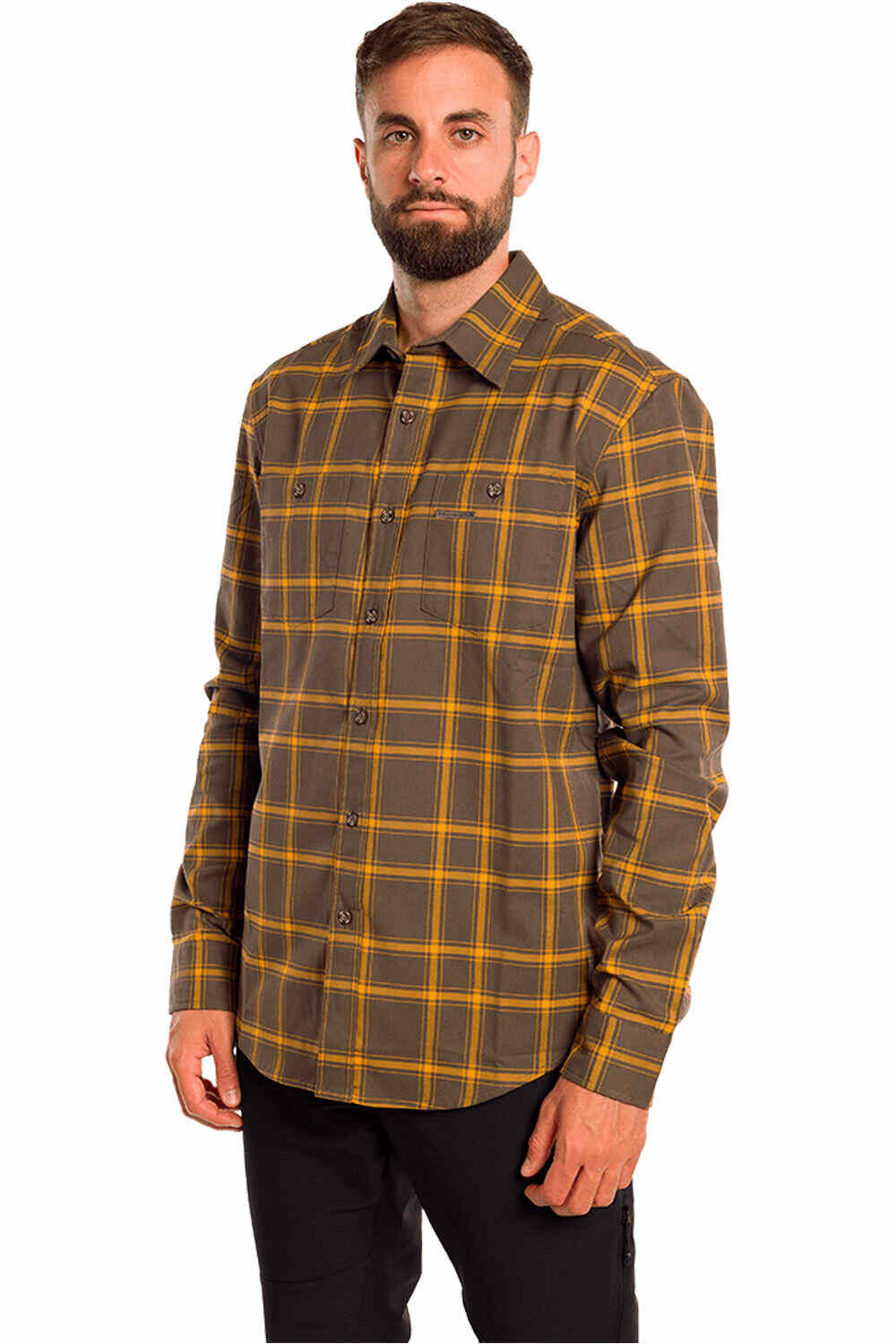 Trango camisa montaña manga larga hombre CAMISA ZERNEZ vista frontal