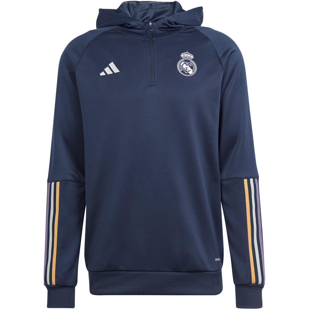 Sudadera adidas Real Madrid entrenamiento blanca