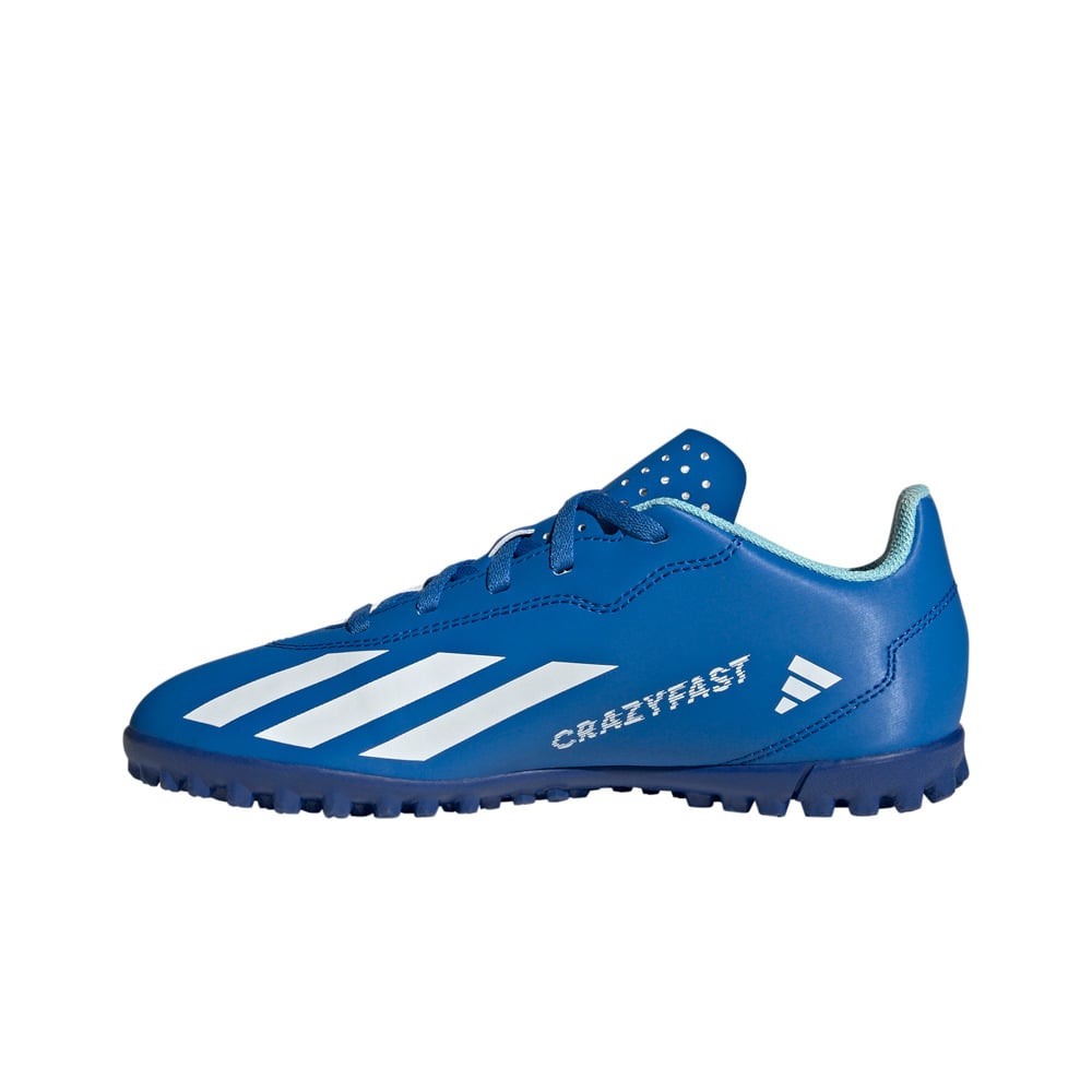 adidas botas de futbol niño multitaco y terreno duro X CRAZYFAST.4 TF J AZ puntera