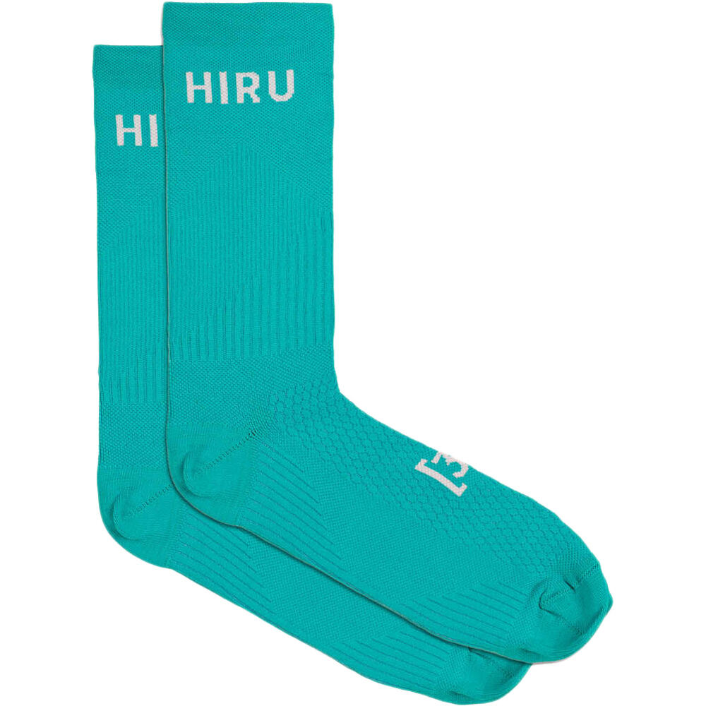 Hiru calcetines ciclismo QSKIN SOCKS vista frontal