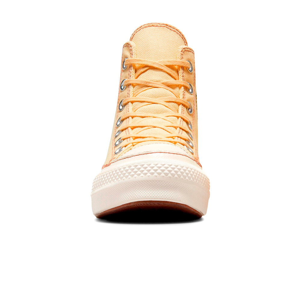 Converse zapatilla moda mujer CHUCK TAYLOR ALL STAR LIFT PLATFORM CONTRAST STITCHING vista superior