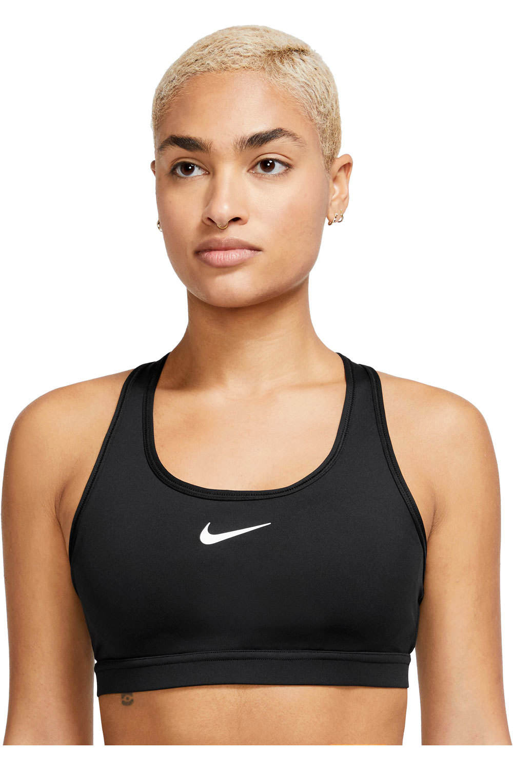 Nike sujetadores deportivos W NK SWSH MED SPT BRA vista frontal