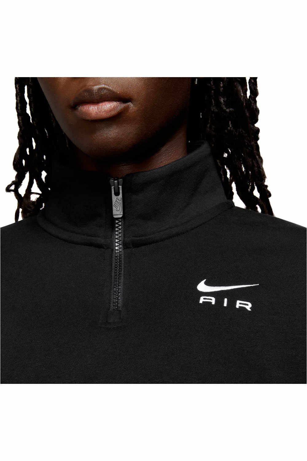 Nike sudadera mujer W NSW AIR FLC TOP vista detalle