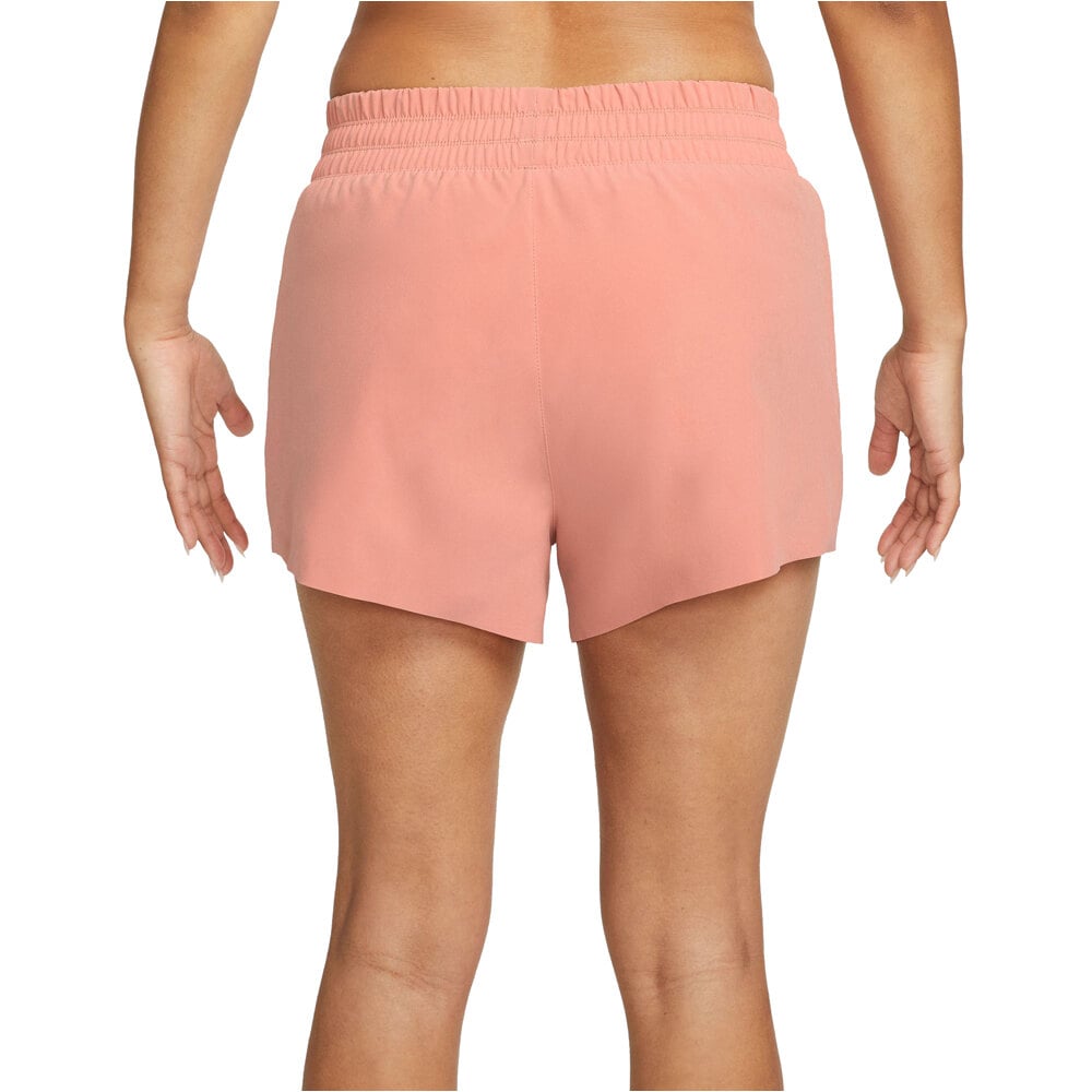 Nike pantalón running mujer W RUN DVN DF HR 3 SHORT vista trasera