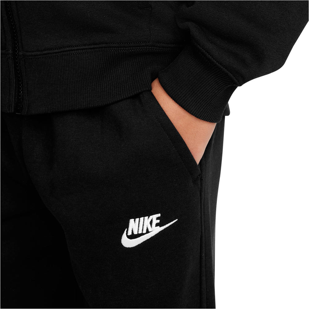 Nike chándal niño K NSW CLUB FLC FZ TRACKSUIT vista detalle