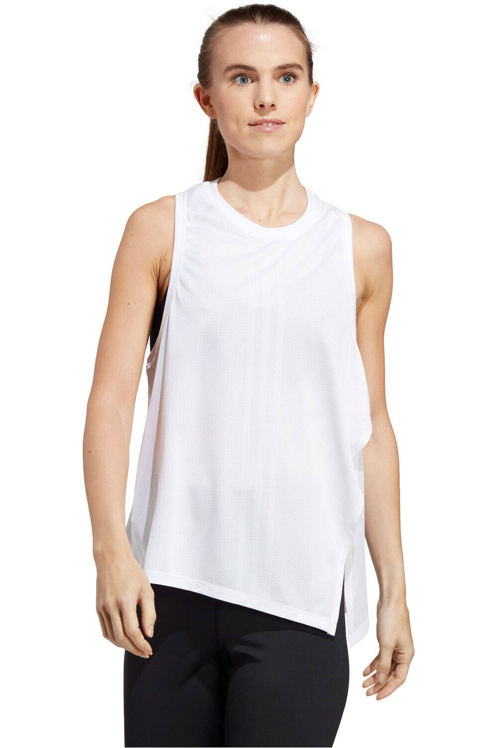 Camiseta tirantes adidas mujer Hiit blanca