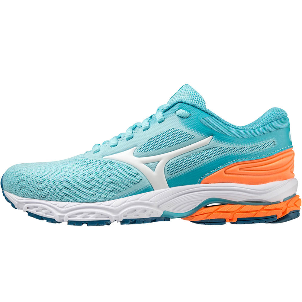 Zapatilla Running Mujer Mizuno WAVE PRODIGY 4 Celeste