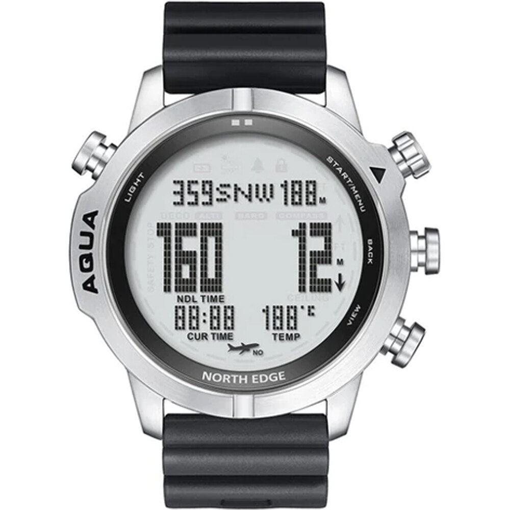 North Edge reloj deportivo AQUA Computer Freedive Multi-sport 10ATM vista frontal