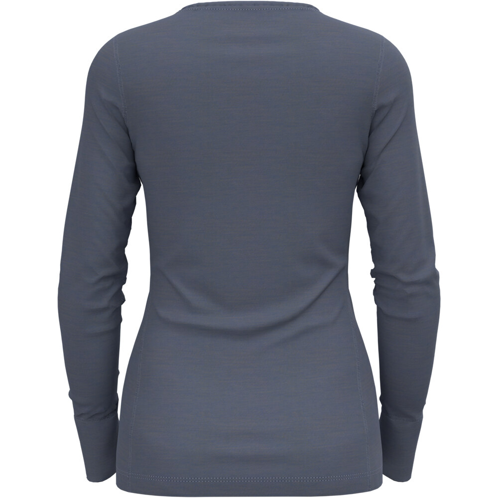 Odlo camiseta térmica manga larga mujer BL TOP crew neck l/s MERINO 200 04