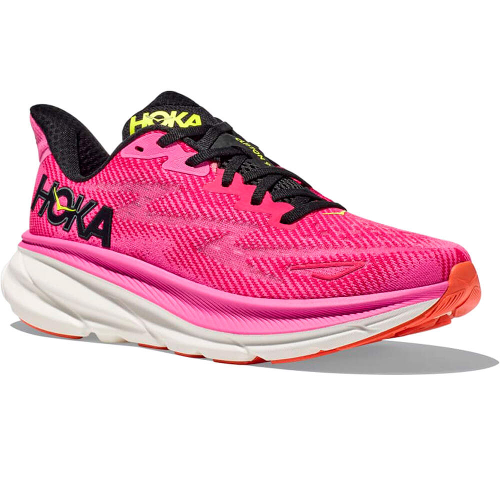 Hoka zapatilla running mujer CLIFTON 9 W lateral interior