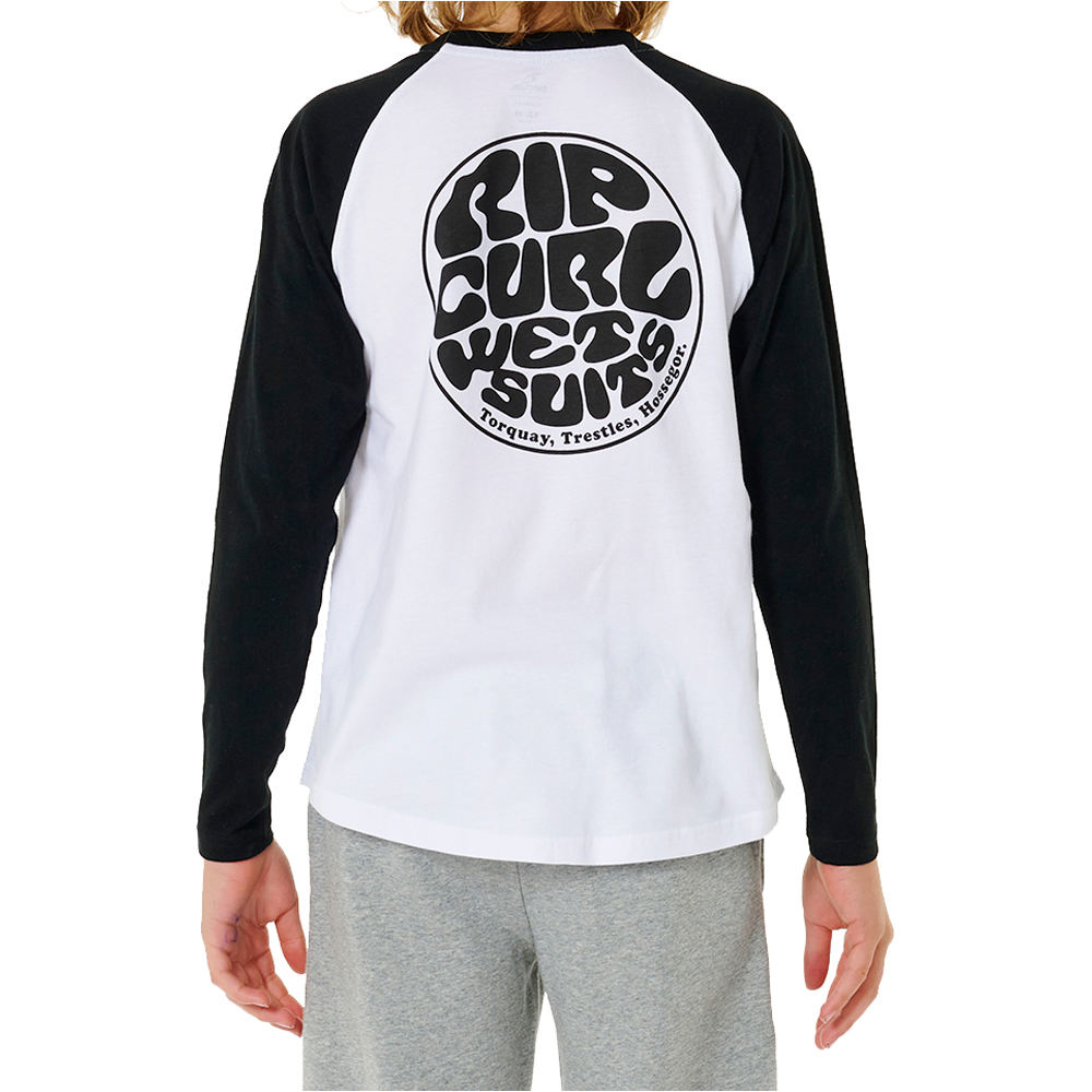 Rip Curl camiseta manga larga niño WETTIE ICON LS TEE -BOY 03