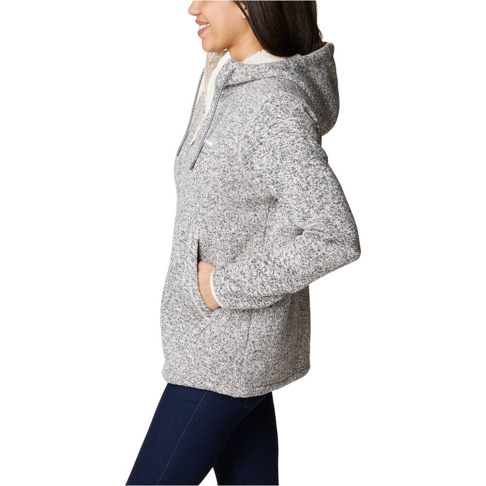 Columbia forro polar mujer Sweater Weather Sherpa Full Zip vista detalle