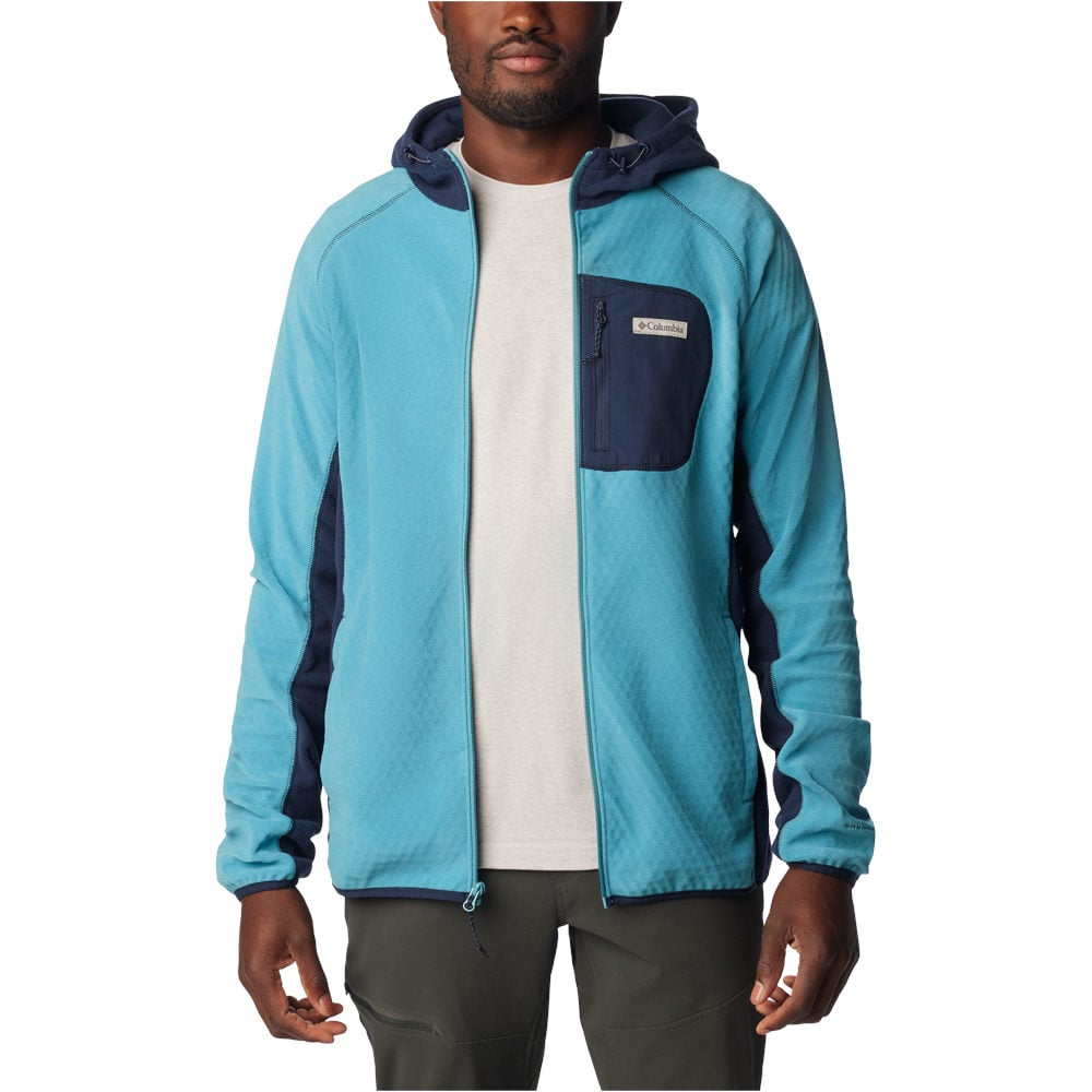 Columbia forro polar hombre M Outdoor Tracks Hooded Full Zip 05