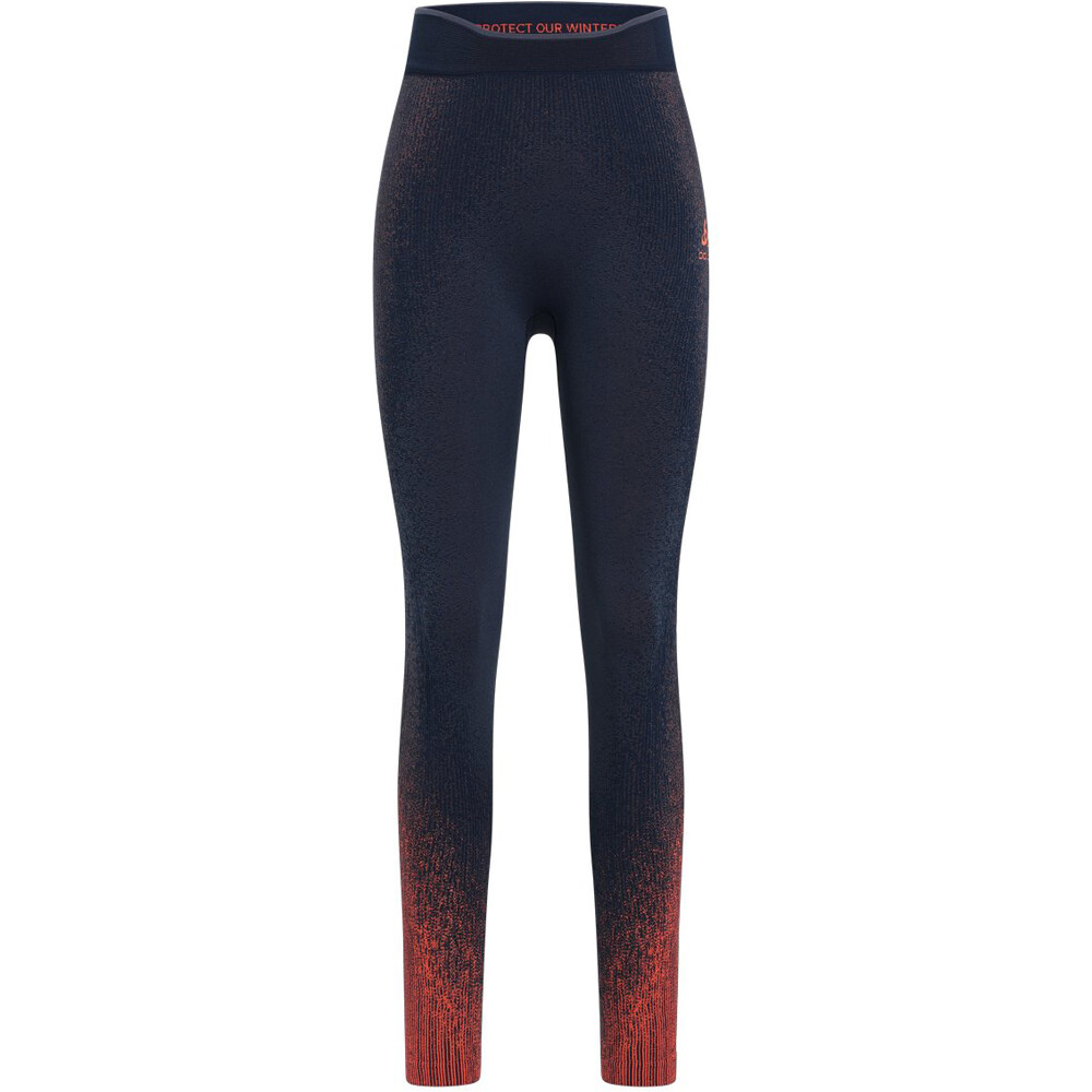 Odlo pantalón térmico mujer BL BOTTOM long BLACKCOMB ECO vista frontal