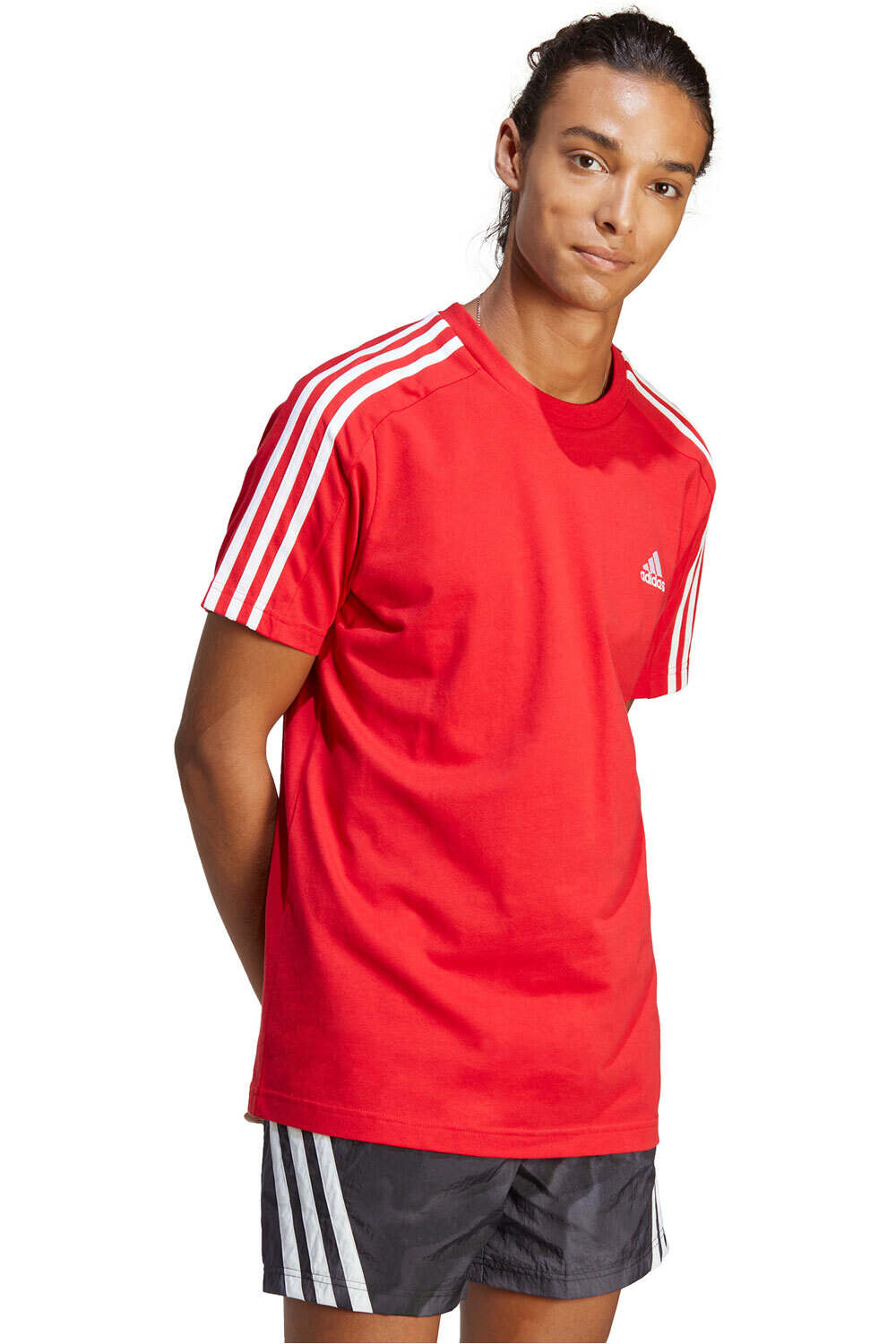 adidas camiseta manga corta hombre M 3S SJ T vista frontal